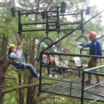 ADVENTURE RIDE - Located at Tree Top Adventure, Baguio City. This place had several adventure rides to choose from. It is beside Camp John Hay.